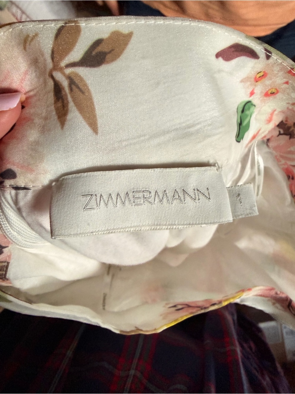 Zimmermann White Floral Maxi Skirt with Pink and Yellow Blooms - Picture 12 of 12
